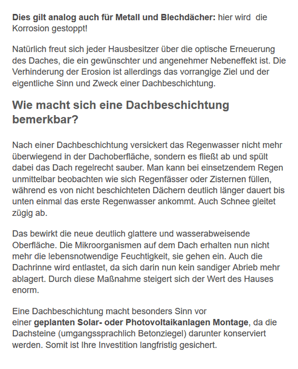 Dachbeschichtung Infos in  Baden-Württemberg